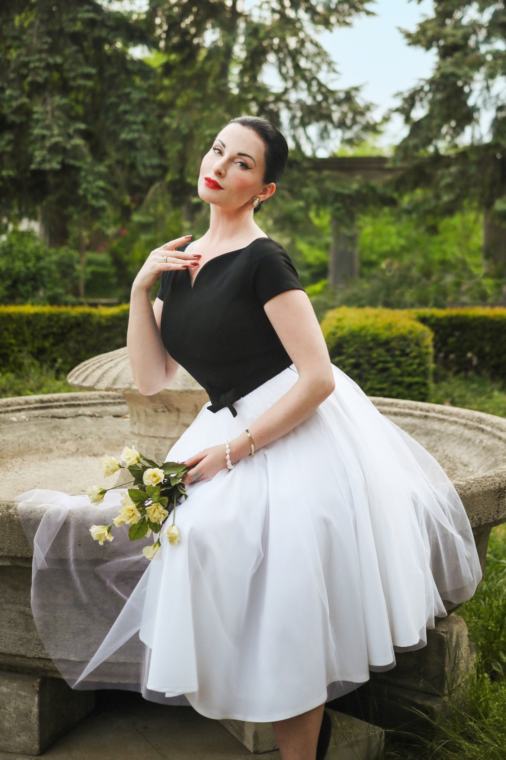 250642-Vintage-Diva-49077-Dress-Swing-Grace-Black-White-020M-full