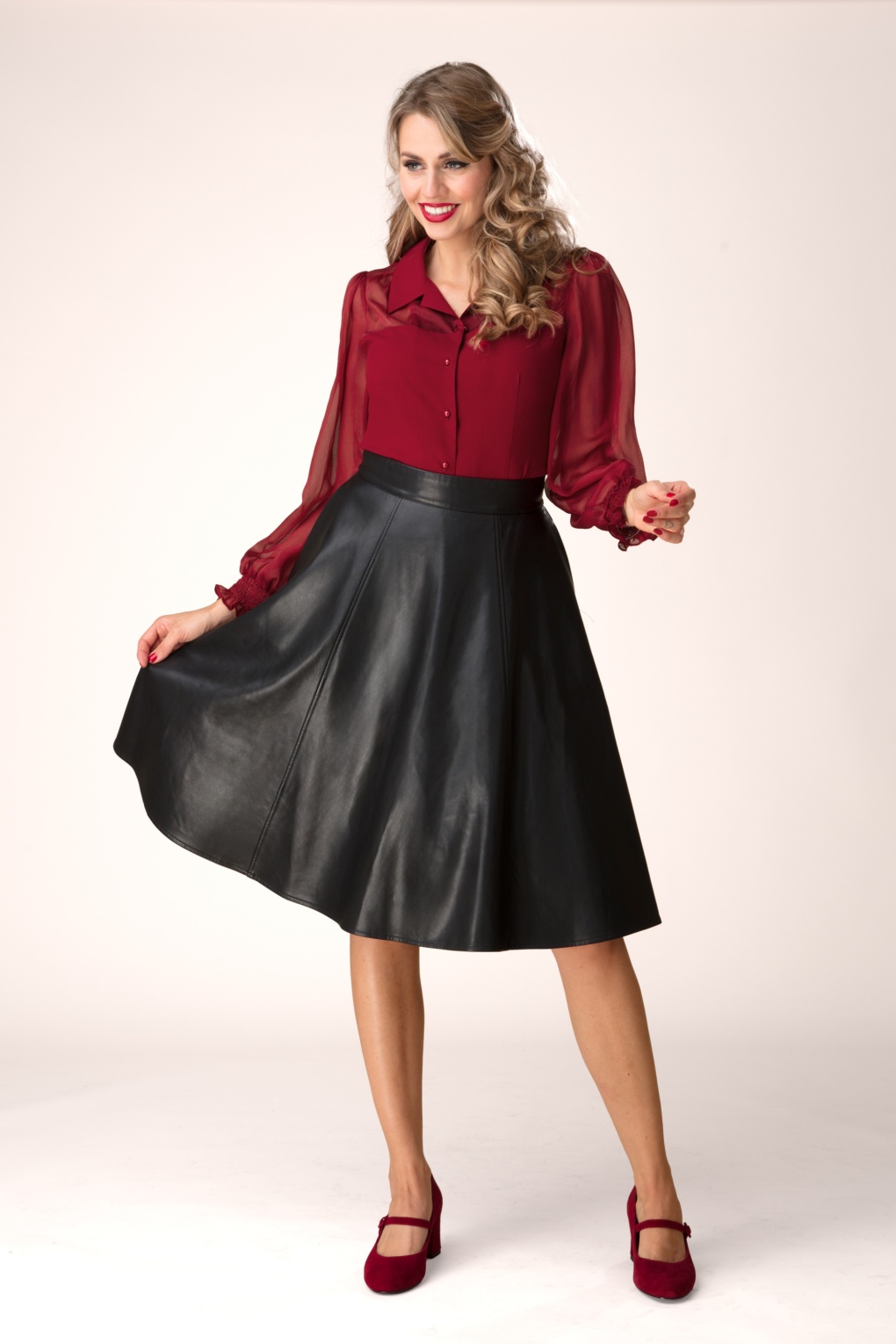 278556-Banned-53938-Swing-Skirt-Black-Faux-Leather-241029-040MW-full