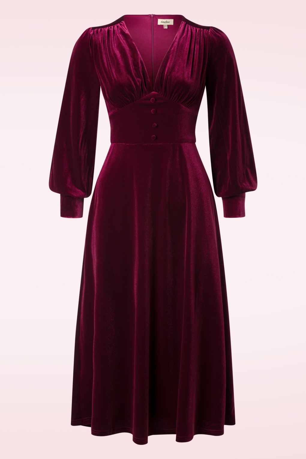 267695-Timeless51767DressRedBurgundyVelvetBalia2410220001W-full