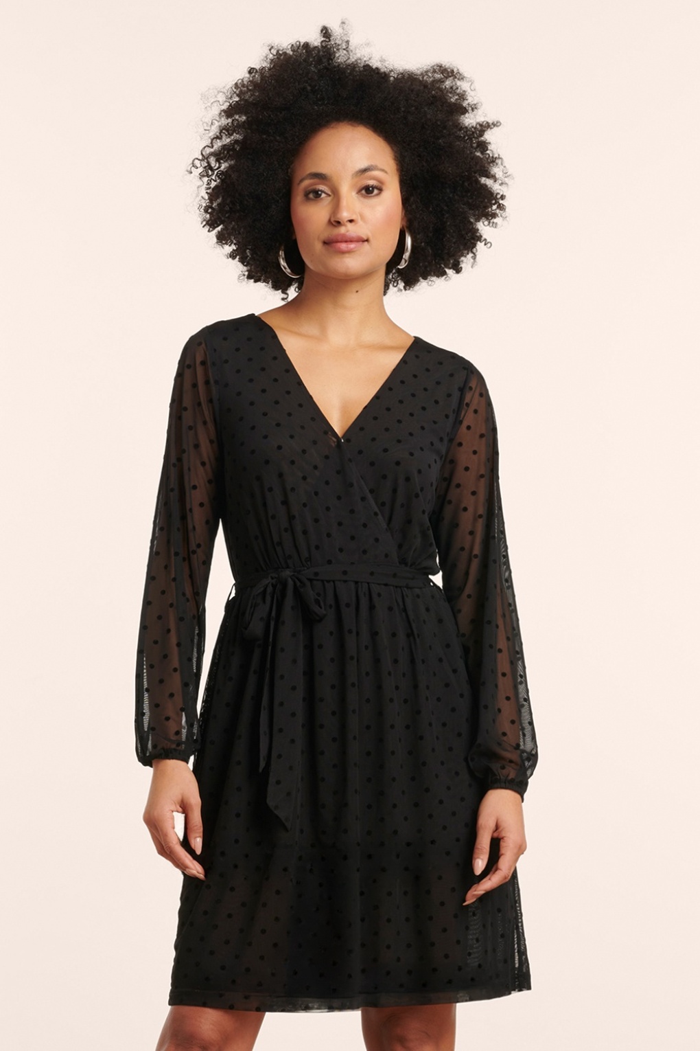 283841-Smashed-Lemon-54415-Dress-Polka-Black-Mesh-210225-001W-full