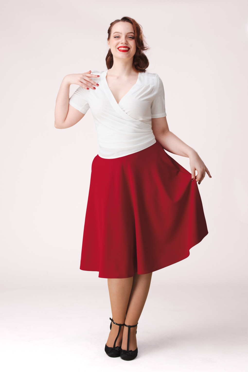 284107-Vintage-Chic-24916-Sheila-Swing-Skirt-Red-251219-040MW-full