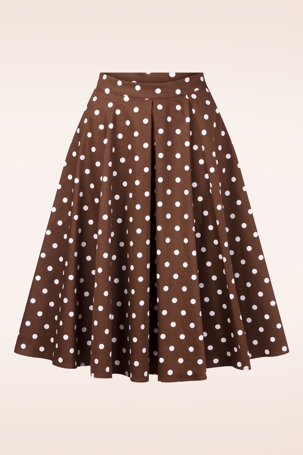 272601-Hearts-And-Roses-52581-Skirt-Swing-Polka-Dot-Brown-250304-001W-full
