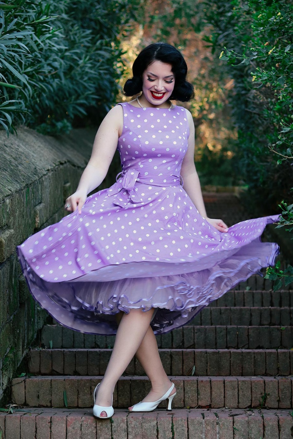 273496-Hearts-and-Roses-52577-Swing-Dress-Polka-Dots-Lilac-250313-001LW-full