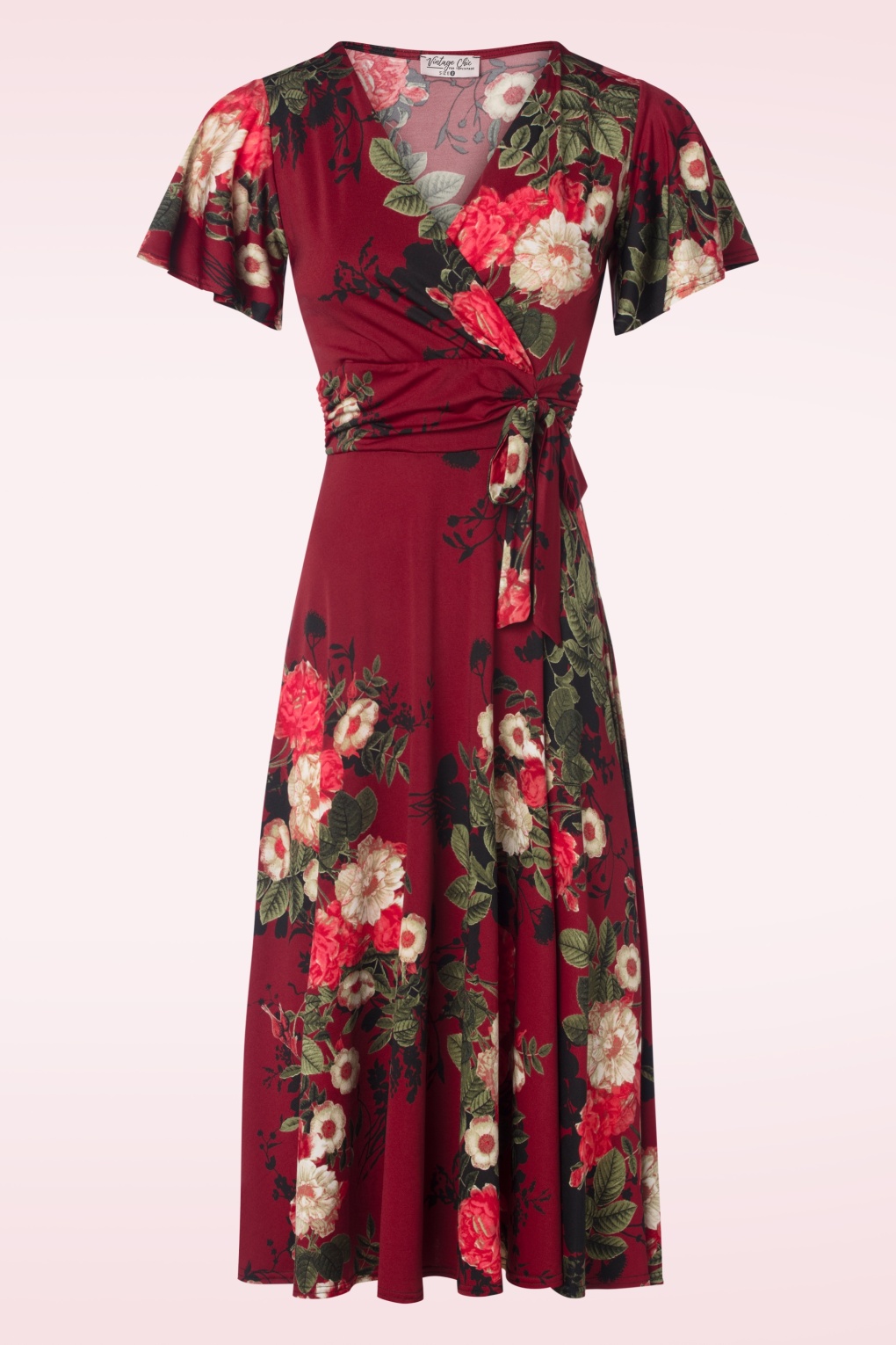 261554-Vintage-Chic-51331-Dress-Red-Wine-Floral-240626-000W-full