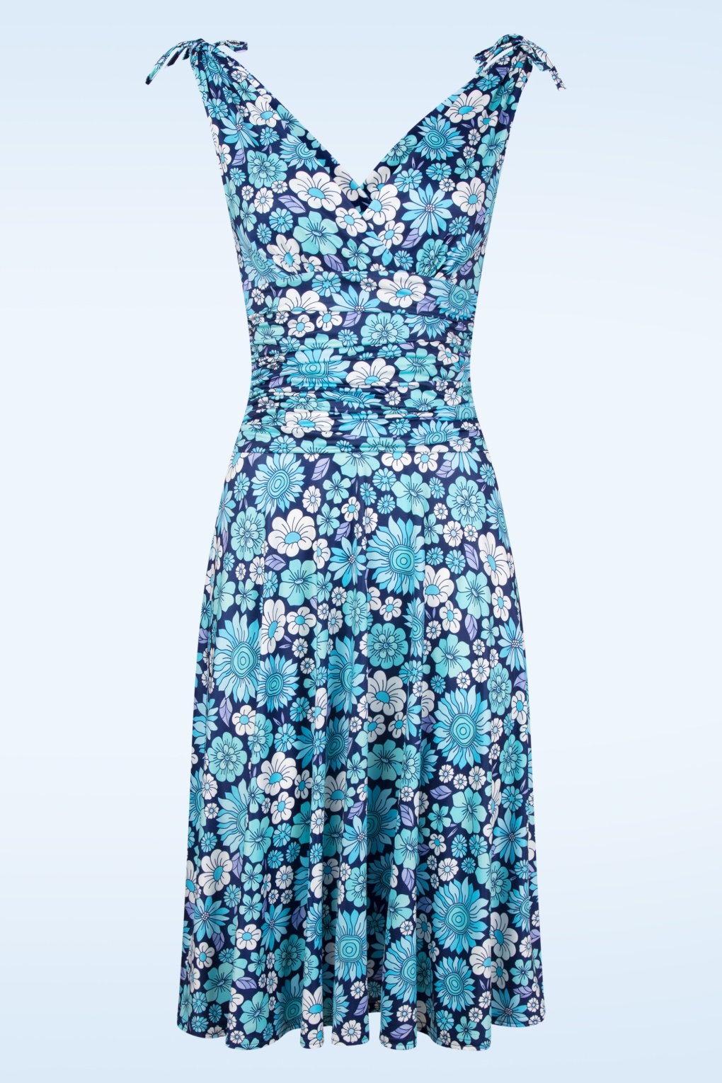 274233-Vintage-Chic-52791-Dress-Blue-Tonal-Retro-Floral-250326-002W-full