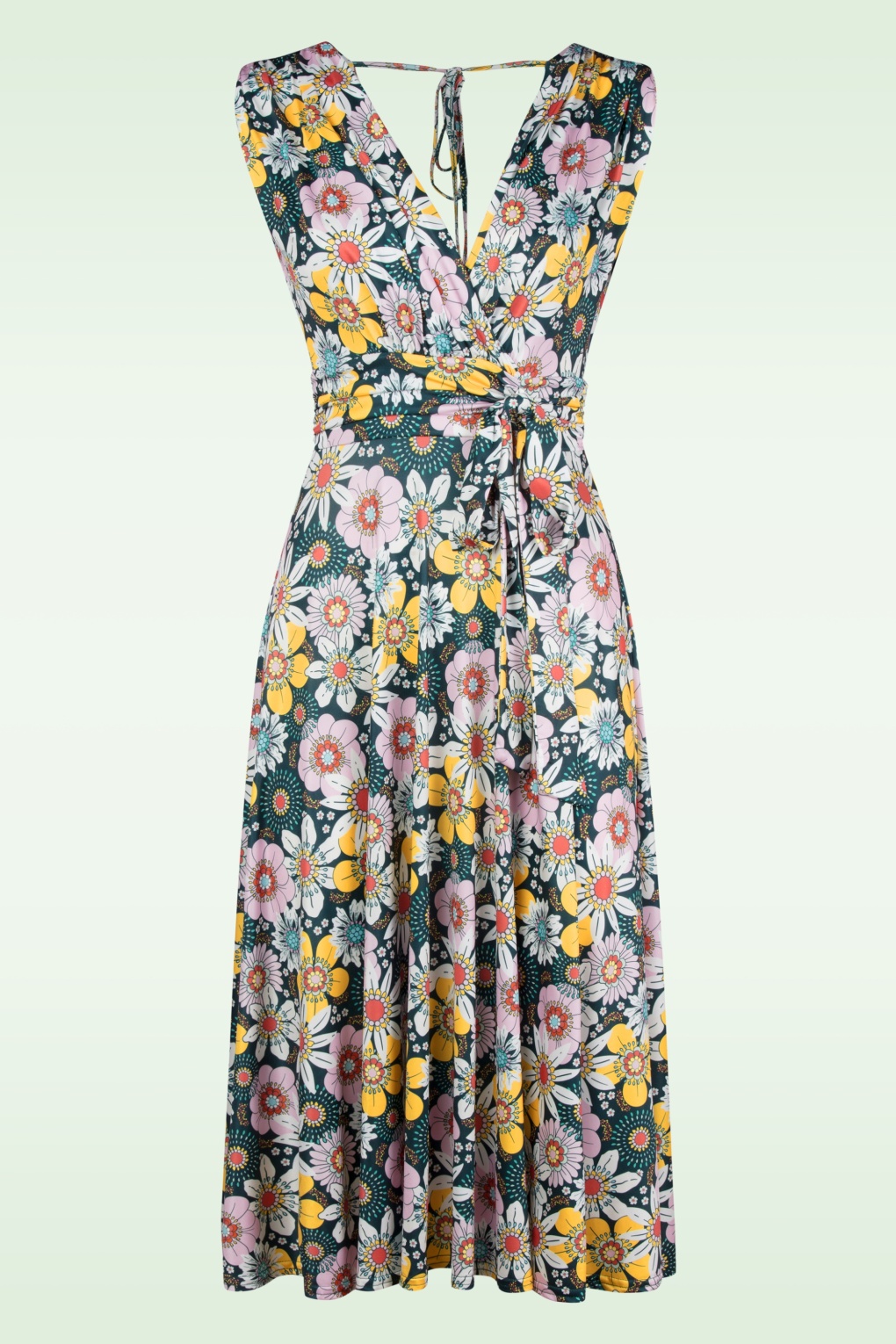 274548-Vintage-Chic-52854-Dress-Mulit-Daisy-Black-250328-002W-full