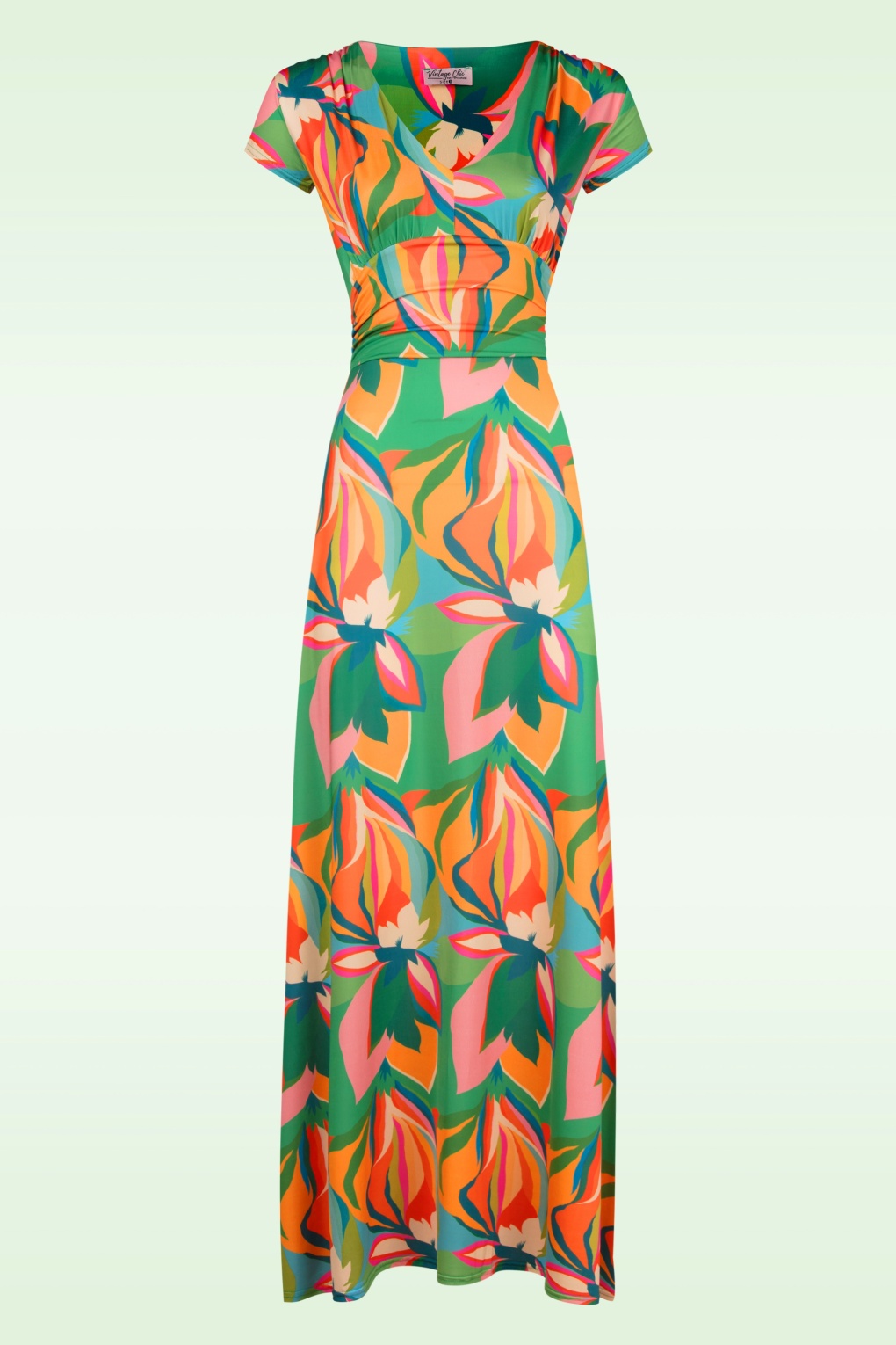 275367-Vintage-Chic-54143-Dress-Maxi-Bright-Leaf-Floral-250414-001W-full