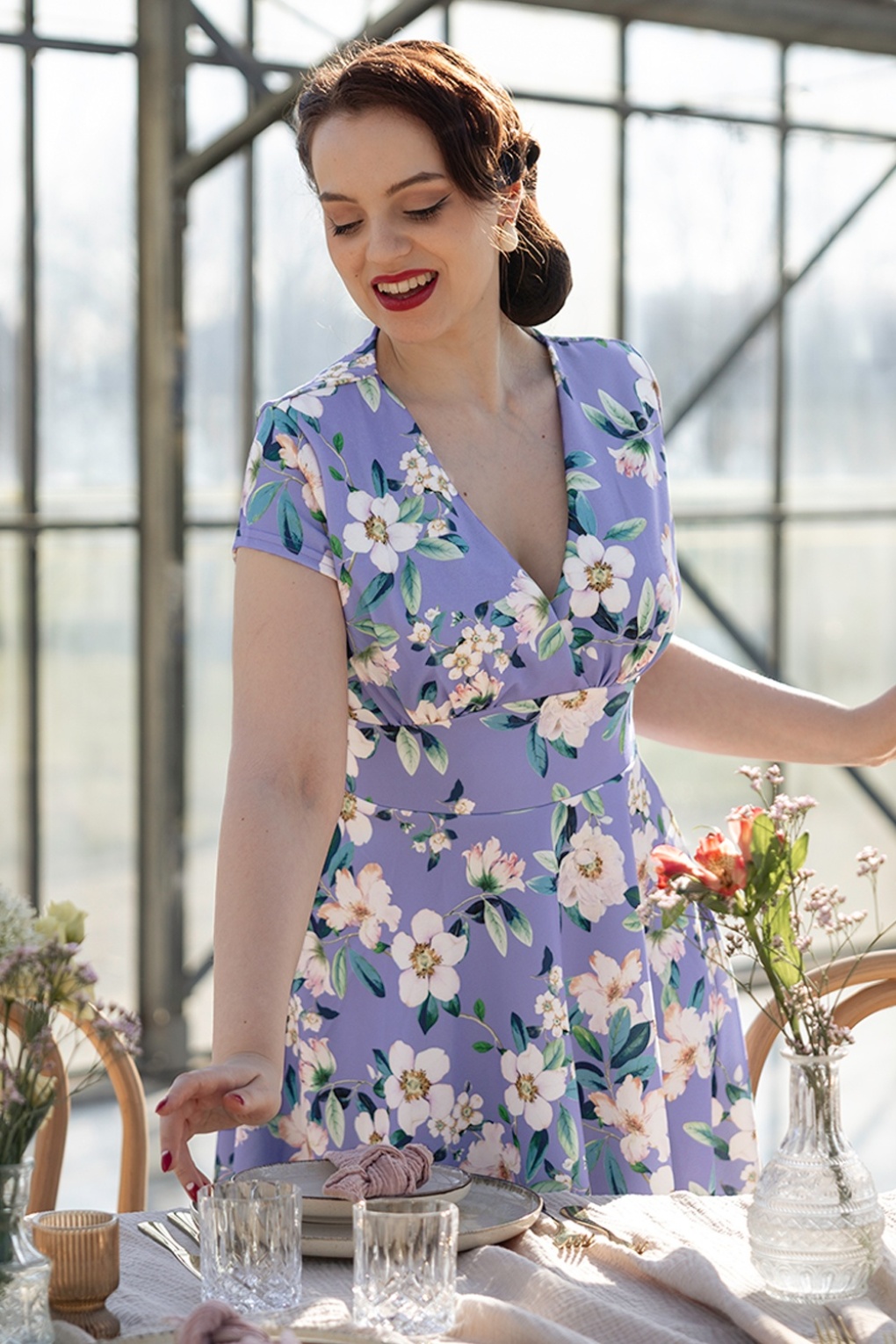 287152-Vintage-Chic-55838-Dress-Swing-Purple-Floral-260203-002MW-full