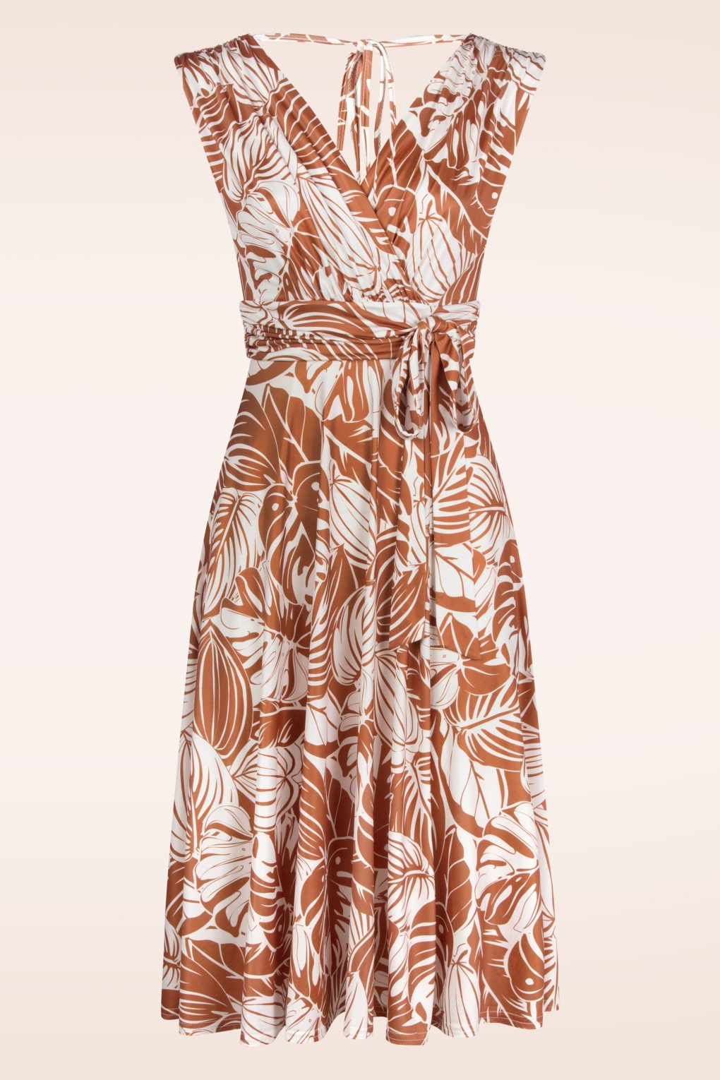 274690-Vintage-Chic-54171-Dress-Brown-White-Tropical-250401-002W-full