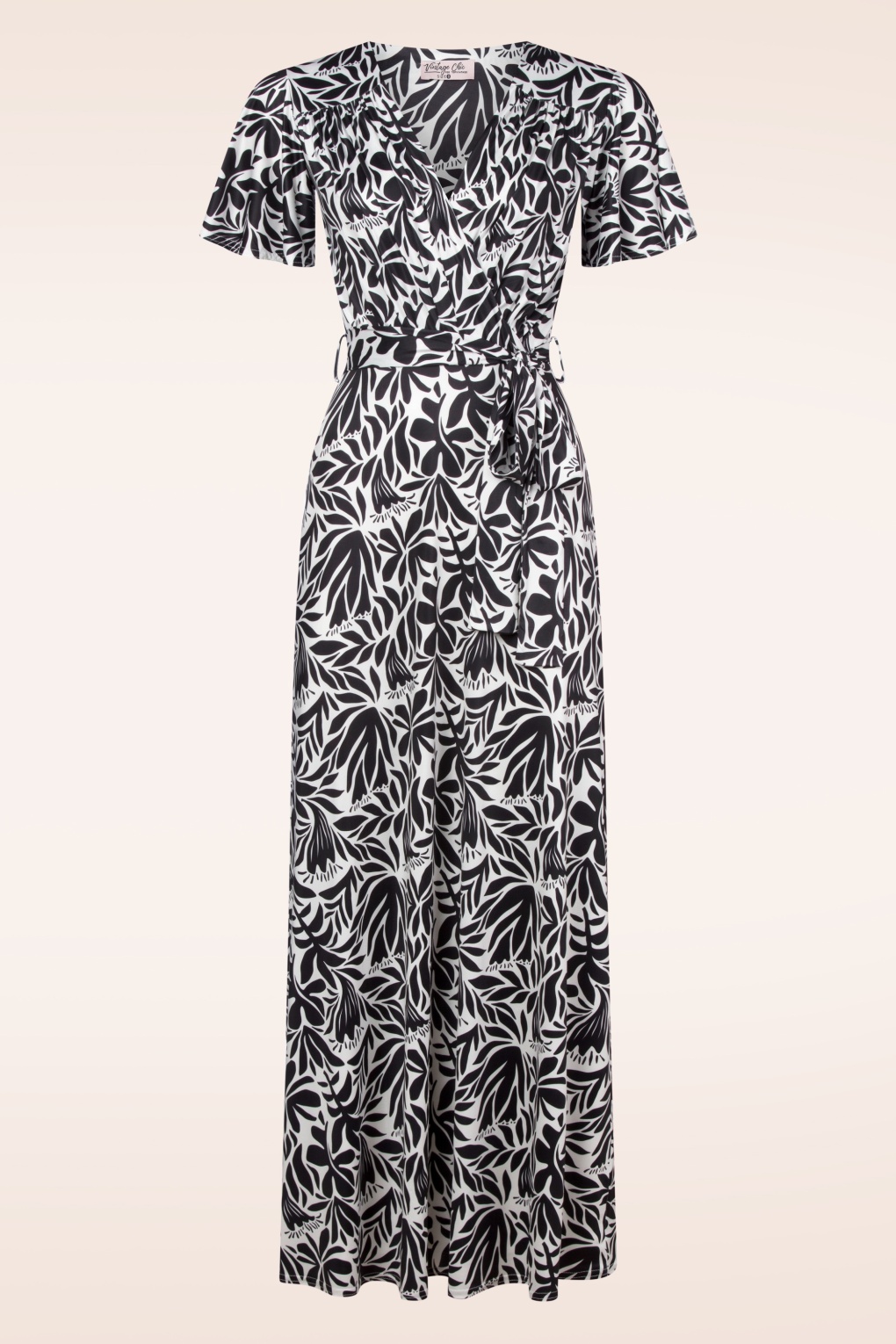 275117-Vintage-Chic-53895-Dress-Black-Off-White-Abstract-250409-002W-full