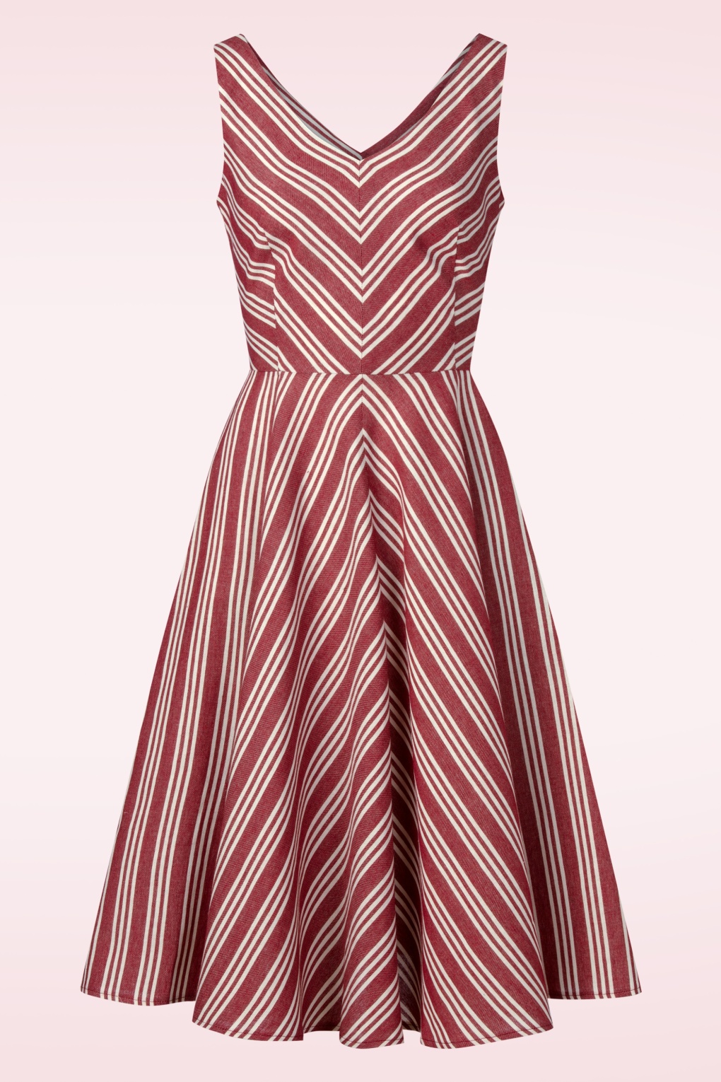 286710-Femkit-55434-Aven-Swing-Dress-Red-White-260304-001W-full
