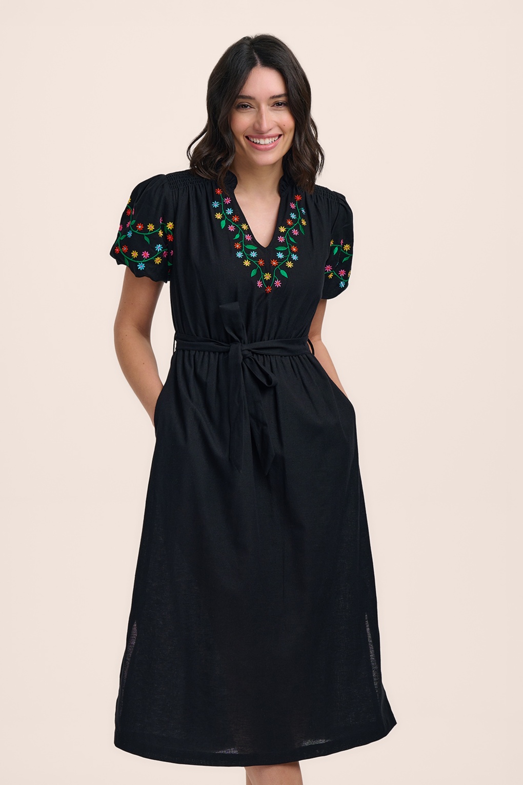 288882-Sugarhill-55388-Dress-Midi-Black-Embroidery-260210-002MW-full
