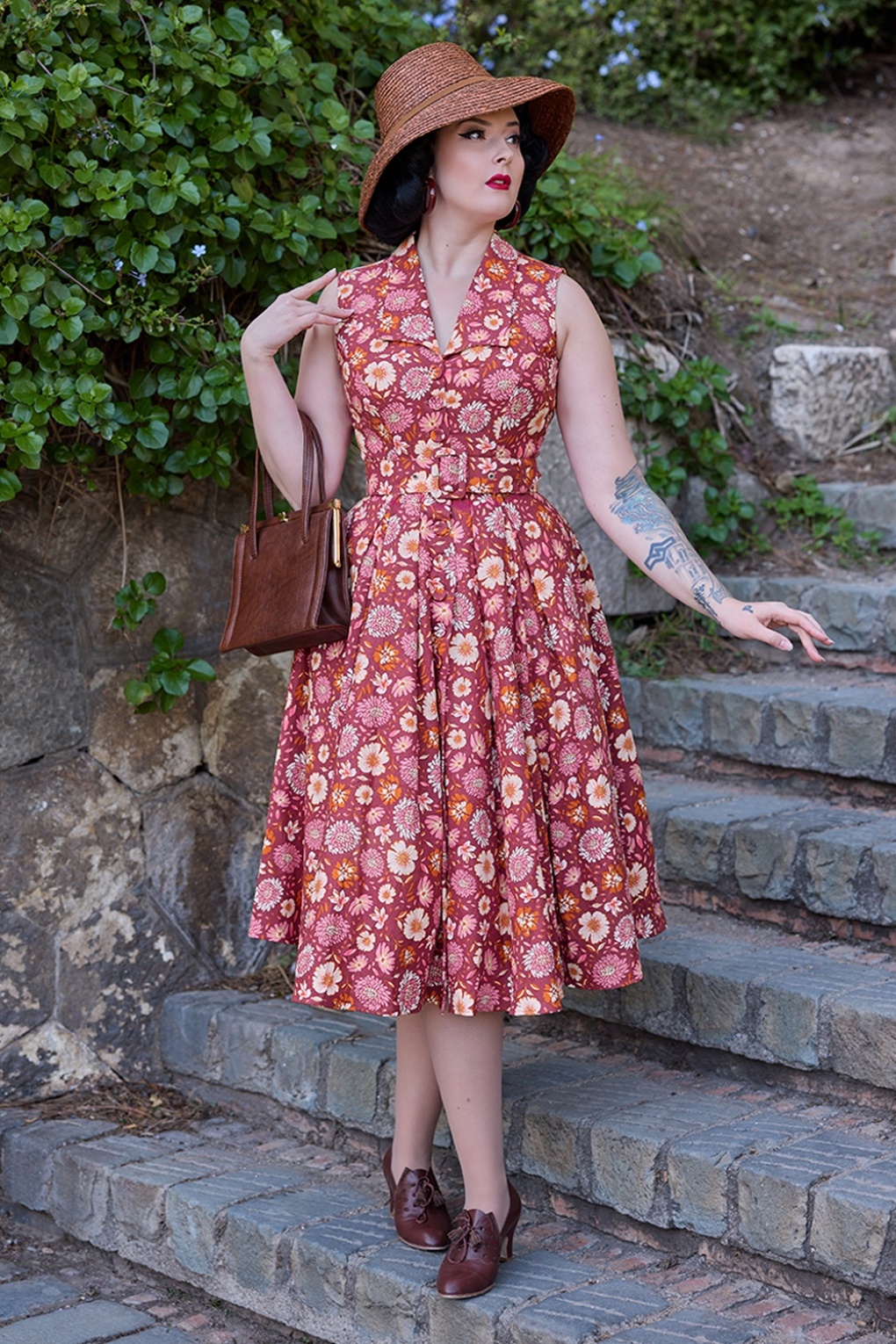 289471-Miss-Candyfloss-56191-Elyne-Rusti-Swing-Dress-Raspberry-260430-002W-full