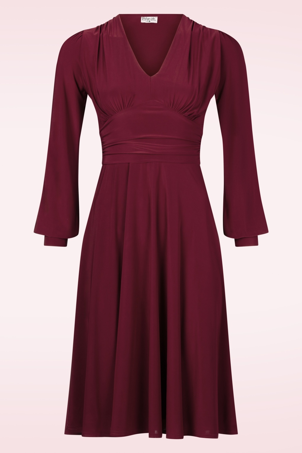 277354-Vintage-Chic-54501-Wine-Red-Dress-20250716-001W-full