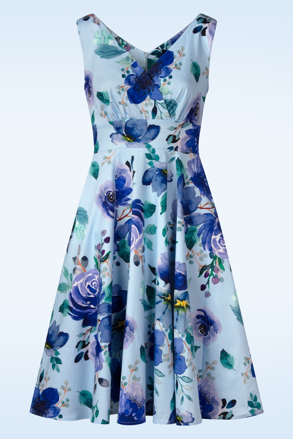 286552-Hearts-and-Roses-56034-Breezy-Blossom-Swing-Dress-Blue-260303-001W-full