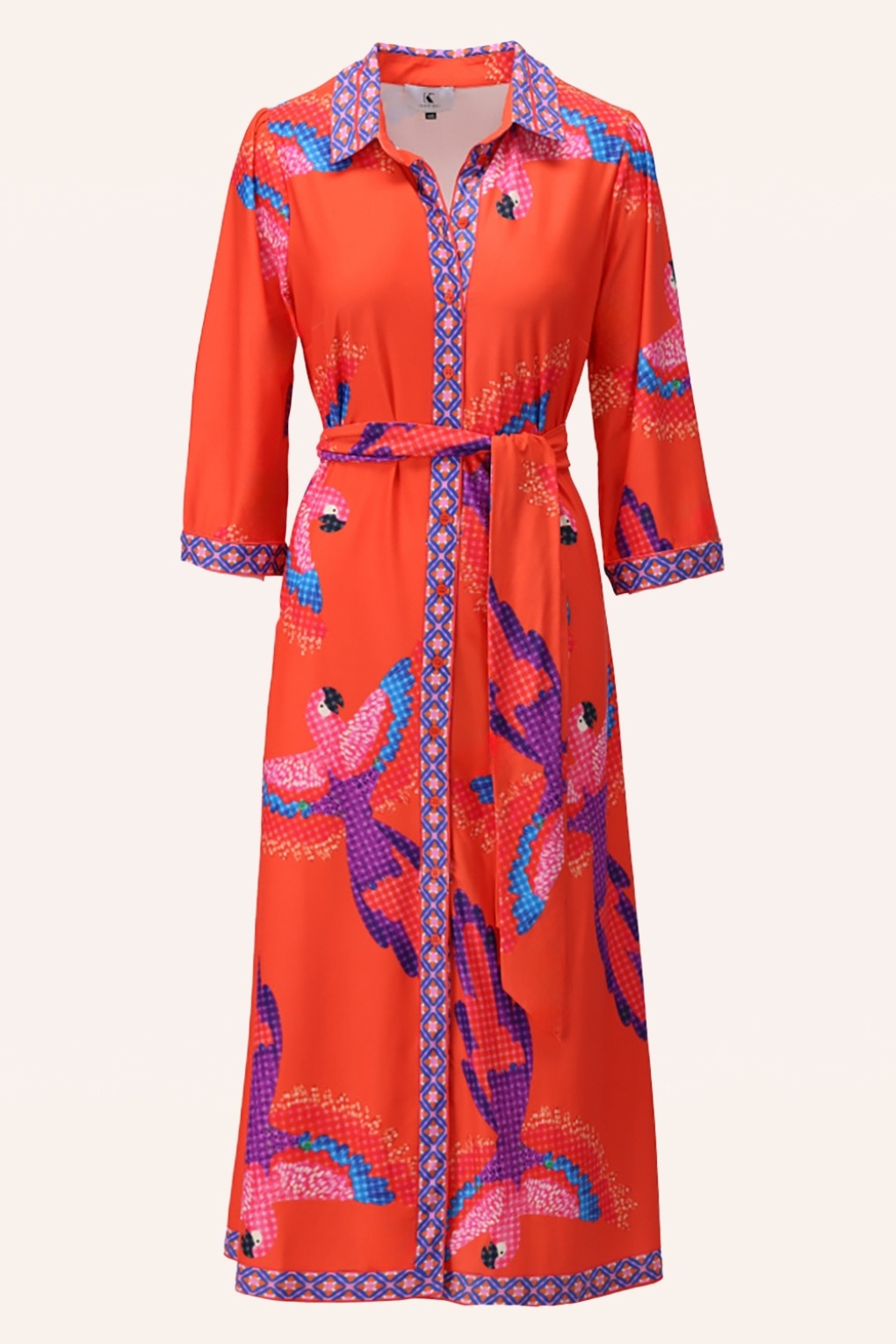 284795-K-Design-55373-Dress-Maxi-Red-Birds-250521-001W-full
